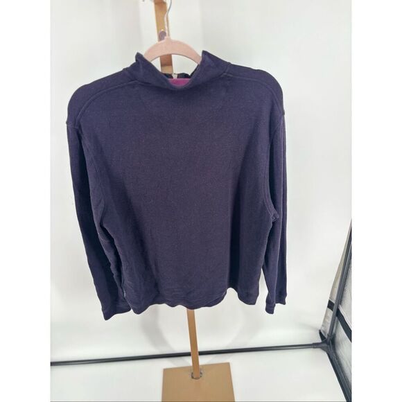Ted Baker London  3/4 Zip Mens pullover size 5 Purple Wool Blend - Picture 8 of 8